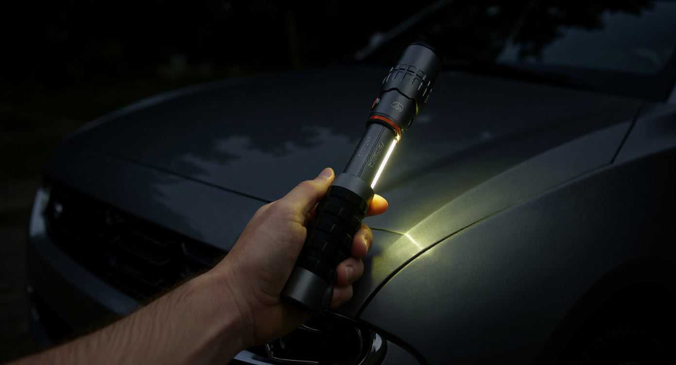 TaviBeam Pro – 2-in-1 Tactical Flashlight