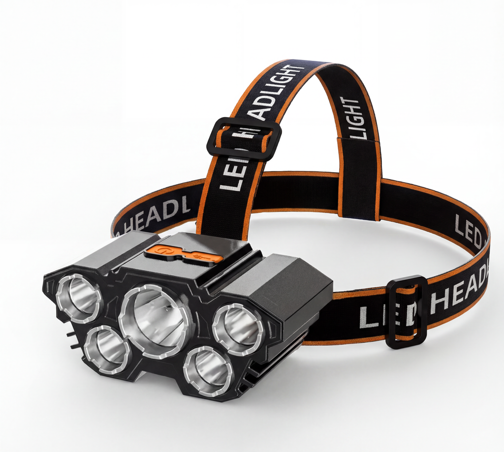UltraBright 5LED Rechargeable Headlamp