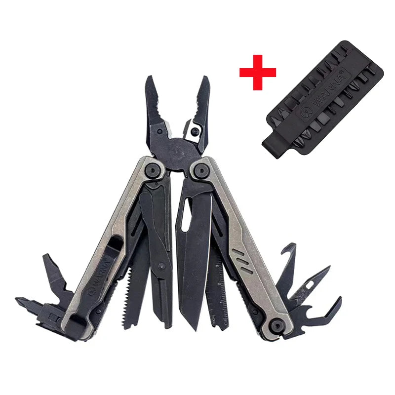 BHBT Titanium Alloy Multitool Pliers 20 In 1 EDC Outdoor Camping Survival Multi functional Tool Pliers Multi Tool