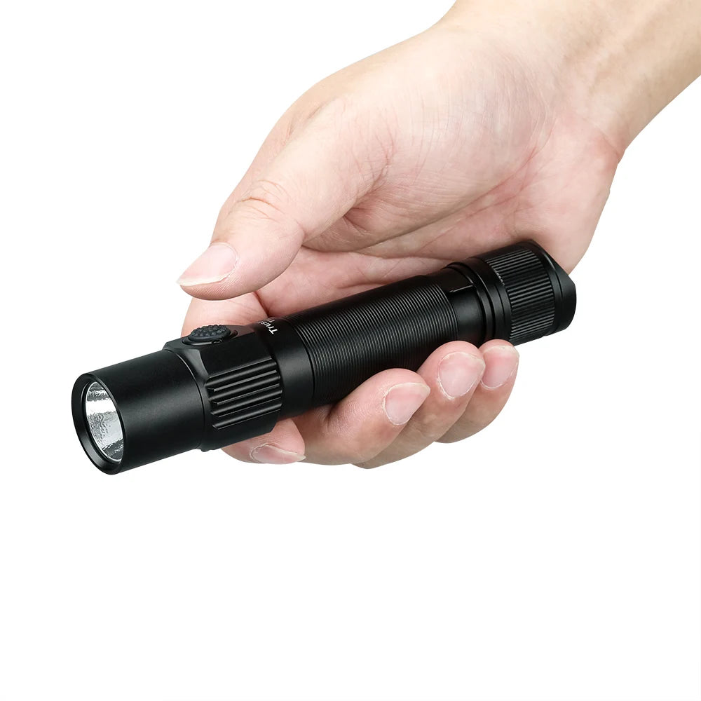 Trustfire T10R Army Tactical Flashlight 1800Lumen Powerful Type C USB Rechargeable 18650 LED Rechargeable Military Tactical Lamp