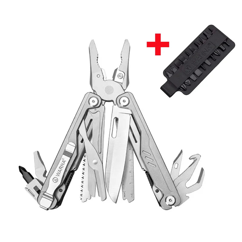 BHBT Titanium Alloy Multitool Pliers 20 In 1 EDC Outdoor Camping Survival Multi functional Tool Pliers Multi Tool