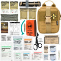 RHINO RESCUE-SE IFAK Trauma First Aid Kit,Tactical Medical Pouch for Car Home Travel Hiking and Camping,Emergency Survival Gear