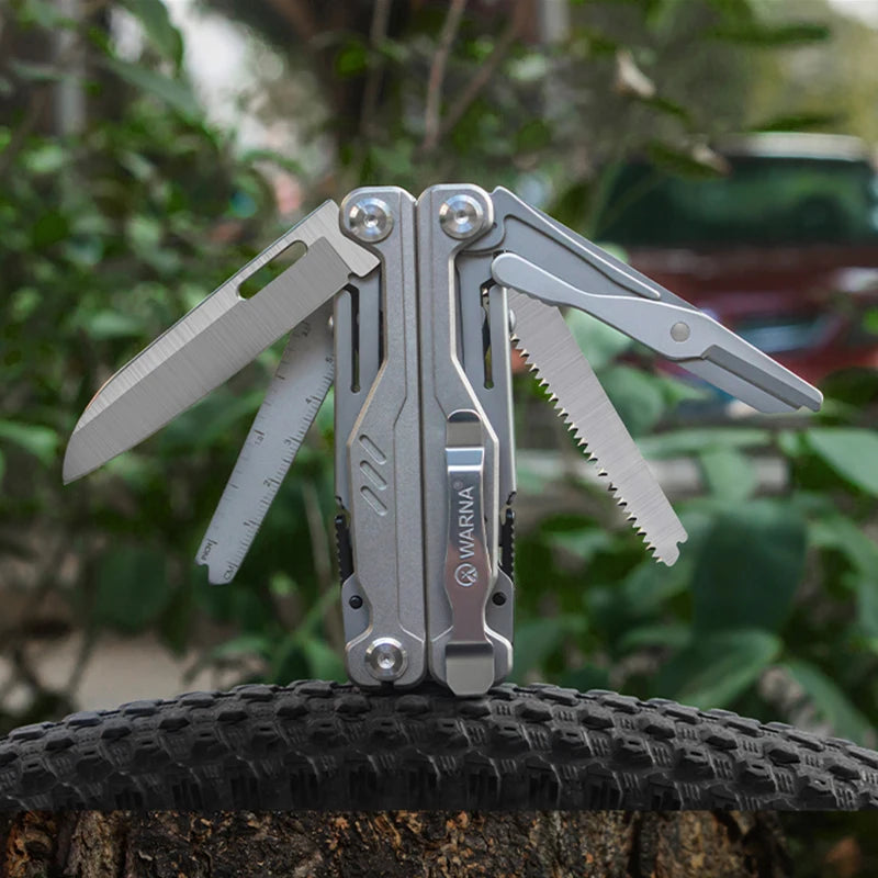 BHBT Titanium Alloy Multitool Pliers 20 In 1 EDC Outdoor Camping Survival Multi functional Tool Pliers Multi Tool