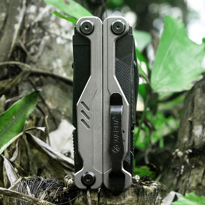 BHBT Titanium Alloy Multitool Pliers 20 In 1 EDC Outdoor Camping Survival Multi functional Tool Pliers Multi Tool