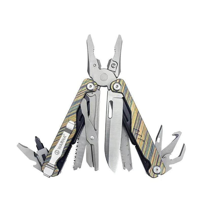 BHBT Titanium Alloy Multitool Pliers 20 In 1 EDC Outdoor Camping Survival Multi functional Tool Pliers Multi Tool