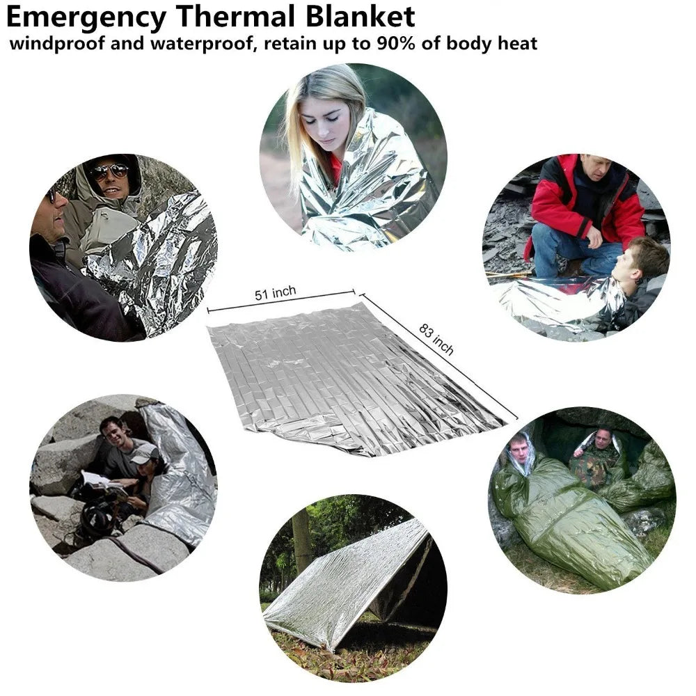Professionelles Auto-Überlebens-Erste-Hilfe-Kit Outdoor Camping Wandern Erste-Hilfe-Kit Notfallausrüstung Outdoor SOS Wildnisabenteuer